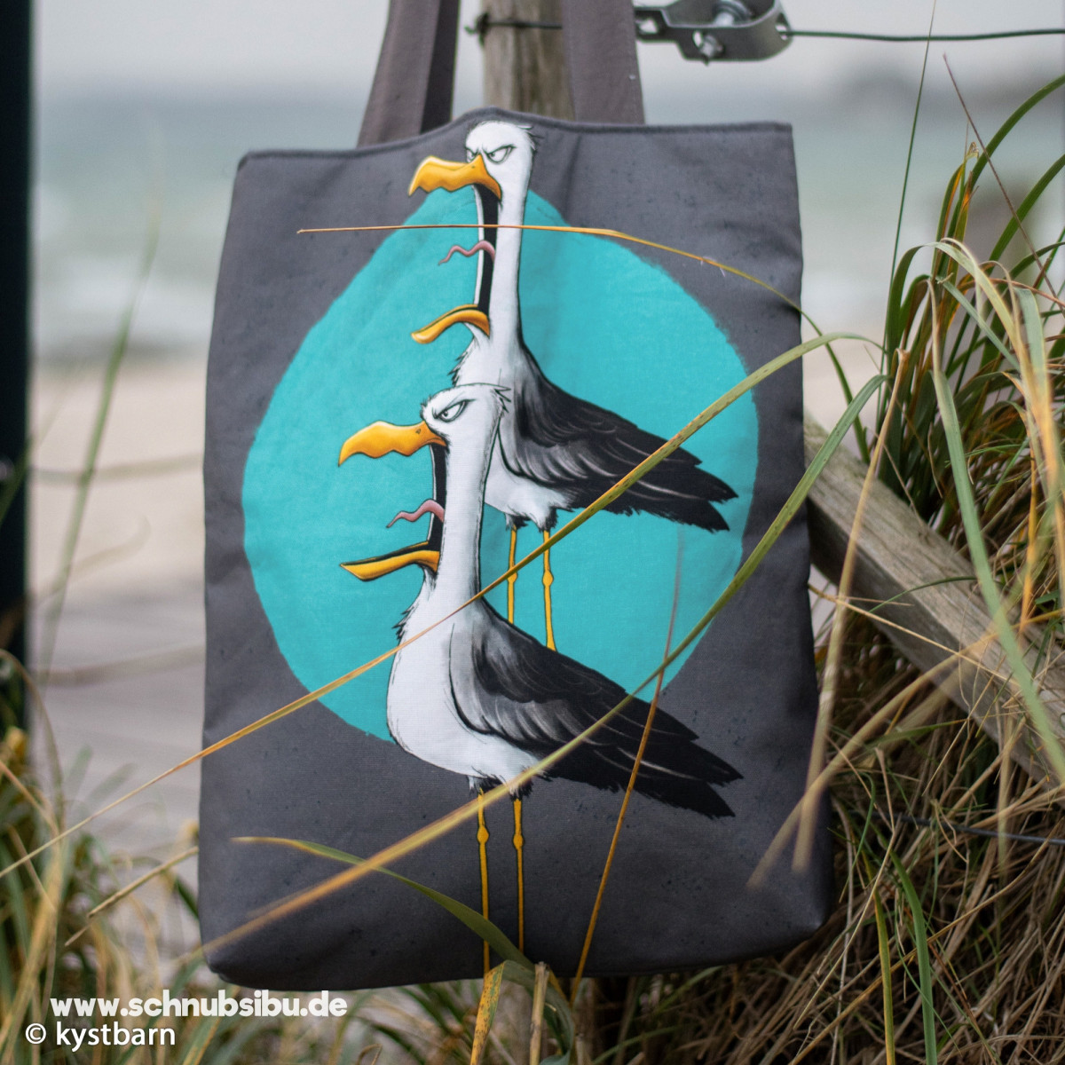 Canvas Dekostoff Seagull Ole Panel by Thorsten Berger